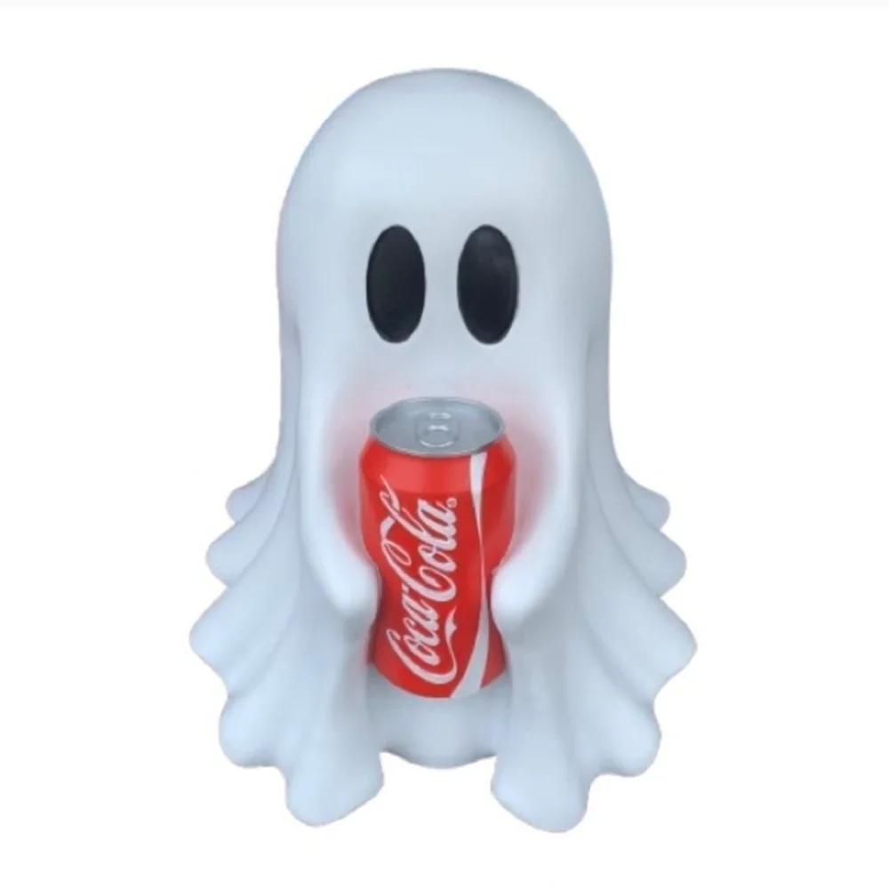 🤍▪️COCA-COLA▪️ Ghost Figurine Holding Coke Can Halloween Decor 2025